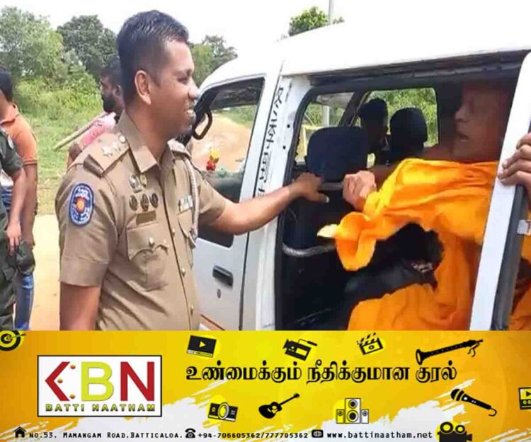நான் புத்தர் சிலையை பார்க்க வேண்டும்; பொலிஸாருடன் முரண்பட்ட அம்பிட்டிய சுமணரட்ன தேரர்!
