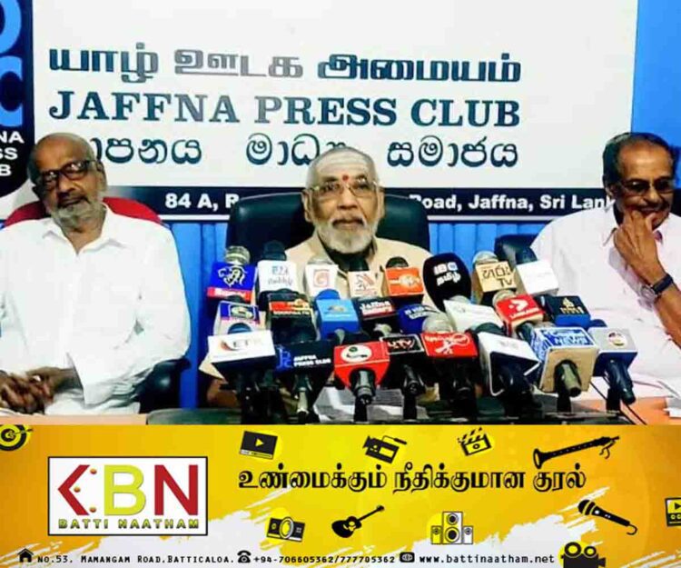 ஜனாதிபதி எதைச் சொன்னாலும் அவை எவையும் கிழக்கில் நடக்காது; சி.வி.விக்கினேஸ்வரன் விசனம்!