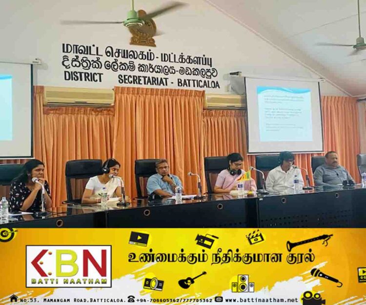 மட்டக்களப்பு மாவட்ட செயலத்தில் ஊடக துறை அபிவிருத்தி திட்டம் தொடர்பில் விஷேட கலந்துரையாடல்!