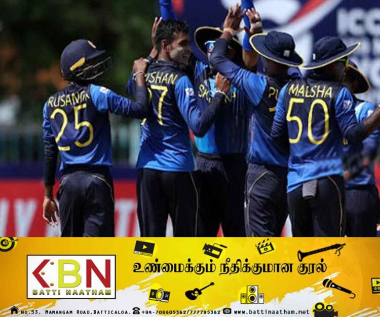 சவாலை எதிர்கொண்டு 77 ஓட்டங்களால் இலங்கை வெற்றி!