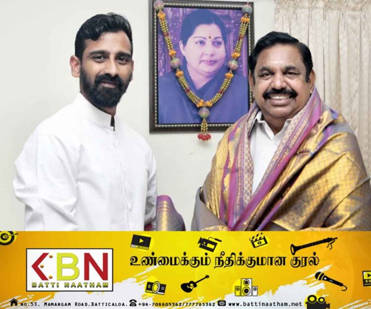 அமைச்சர் ஜீவன் தொண்டமான்- தமிழக எதிர்க்கட்சி தலைவர் எடப்பாடி பழனிசாமி சந்திப்பு!