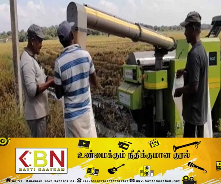 ஆரம்பித்துள்ள பெரும் போக நெற் செய்கை அறுவடை; விளைச்சலில் வீழ்ச்சி!