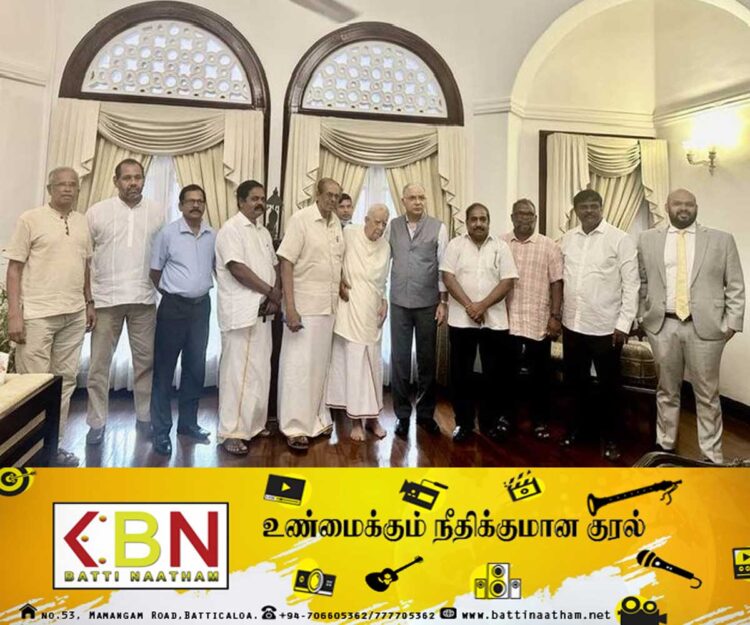 இந்திய தூதுவருடன் தமிழ் தேசிய கட்சி பிரதிநிதிகள் முக்கிய சந்திப்பு!