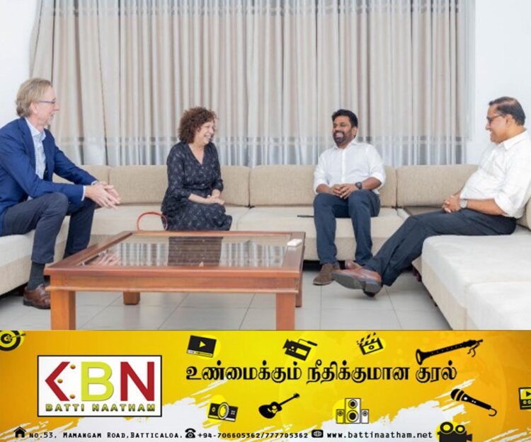 ஐரோப்பிய ஒன்றிய தூதுவருக்கும் அநுர குமார திசாநாக்கவிற்கும் இடையிலான விசேட சந்திப்பு!