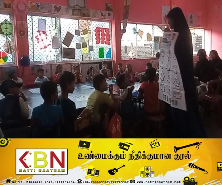 மட்டு காத்தான்குடி றவ்ழா ஹதீஜா அஹதிய்யா பாடசாலை மாணவர்களுக்கு செயலமர்வு!