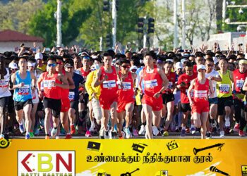 இலங்கையில் முதல் முறையாக மாபெரும் சீன மரதன் ஓட்டம்!