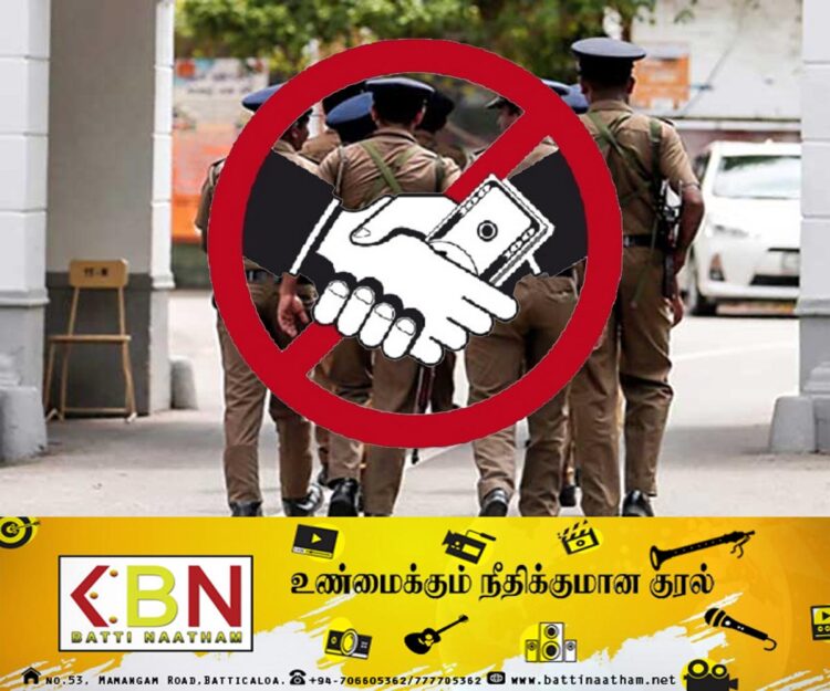 10,000 ரூபா இலஞ்சம் பெற்ற இரு பொலிஸார் கைது!