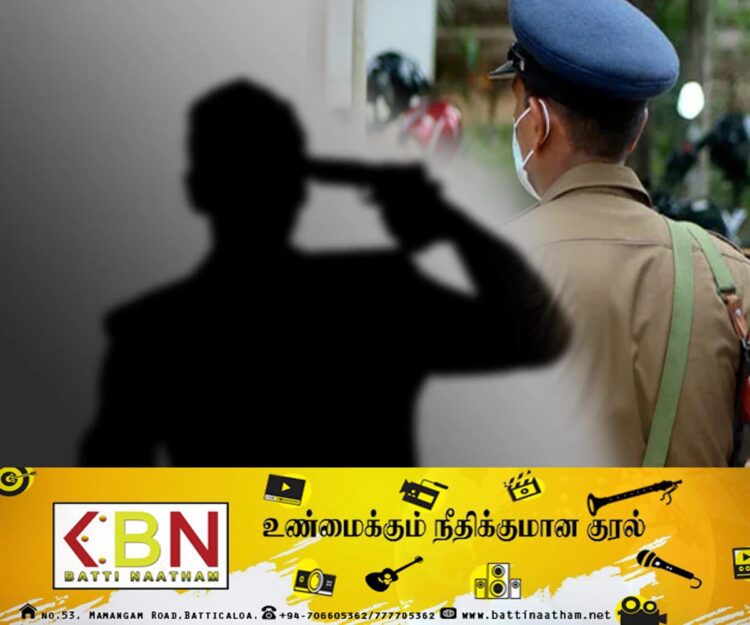 நீதிமன்ற வளாகத்திற்குள் தன்னைத்தானே சுட்டுக்கொண்டு பொலிஸ் உத்தியோகத்தர் தற்கொலை!