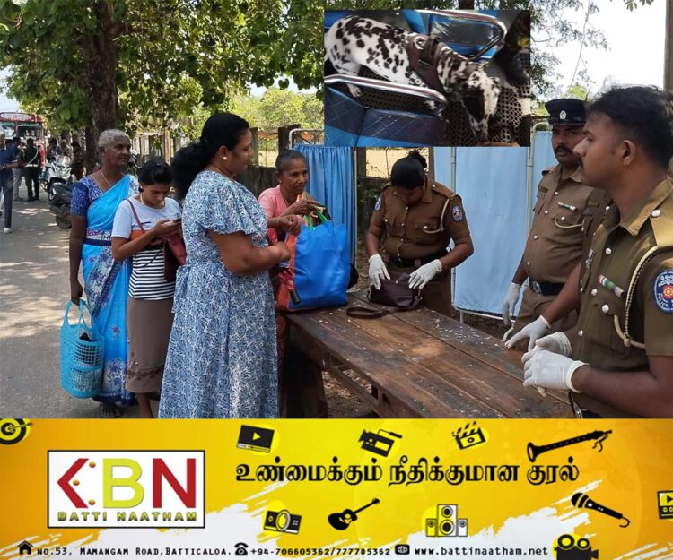 களுதாவளை பிரதான வீதியில் யுத்திய பரிசோதனையின் திடீர் நடவடிக்கை முன்னெடுப்பு!