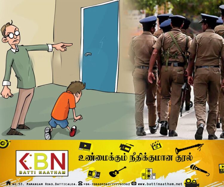 மகனை கணவர் அடித்ததாக தாய் பொலிஸில் முறைப்பாடு！