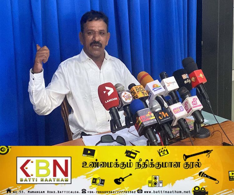 பத்து உறுப்பினர்களுக்கு துப்பாக்கிகள் தருவீர்களானால் கிழக்கு மாகாணத்தை தூய்மைப்படுத்தி தருவேன்; ஈரோஸ் அமைப்பின் செயலாளர்!