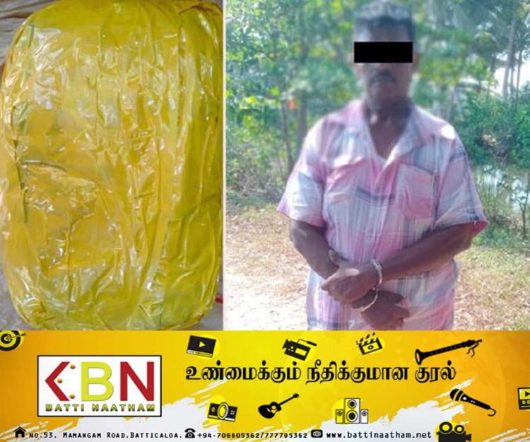 கிளிநொச்சியிலிருந்து மாத்தறைக்கு பேருந்தில் கஞ்சா கடத்தியவர் கைது!