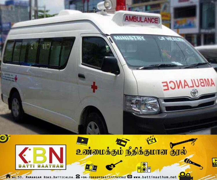 திருமலை மாவட்ட பொது வைத்தியசாலையில் நோயாளர் காவு வண்டிக்கு தட்டுப்பாடு; பொது மக்கள் விசனம்!