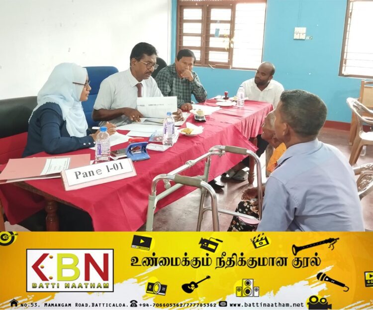 காணாமலாக்கப்பட்டோர் தொடர்பில் களுவாஞ்சிகுடியில் விசாரணை!