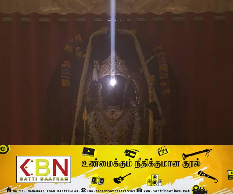 அயோத்தி குழந்தை ராமர் சிலையின் நெற்றியில் விழும் ஒளி பற்றிய இரகசியம்!