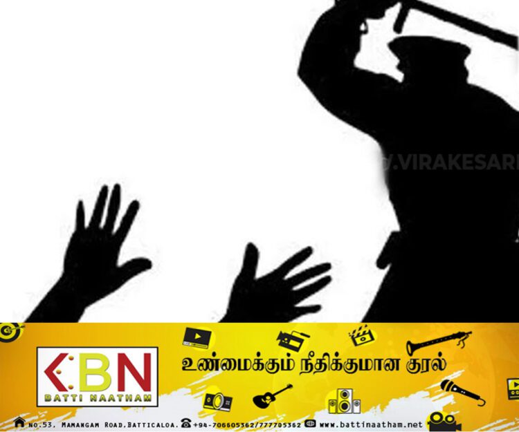 சிறுவனின் தலையில் பலமாகத் தாக்கிய உப பொலிஸ் பரிசோதகர்!