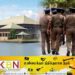 நாடாளுமன்ற வளாகத்தில் இடிந்து விழுந்த கூரையினால் பொலிஸ் அதிகாரி படுகாயம்!