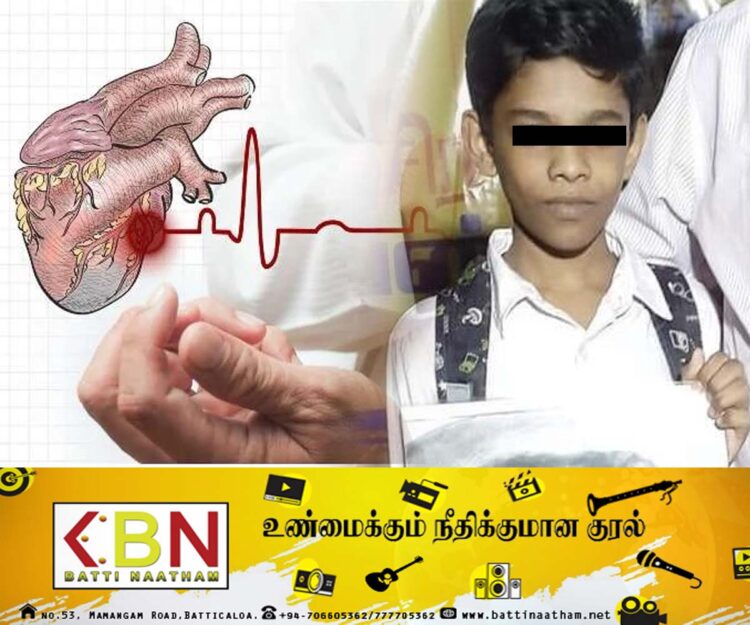 யாழில் 15 வயது மாணவன் மாரடைப்பால் மரணம்!