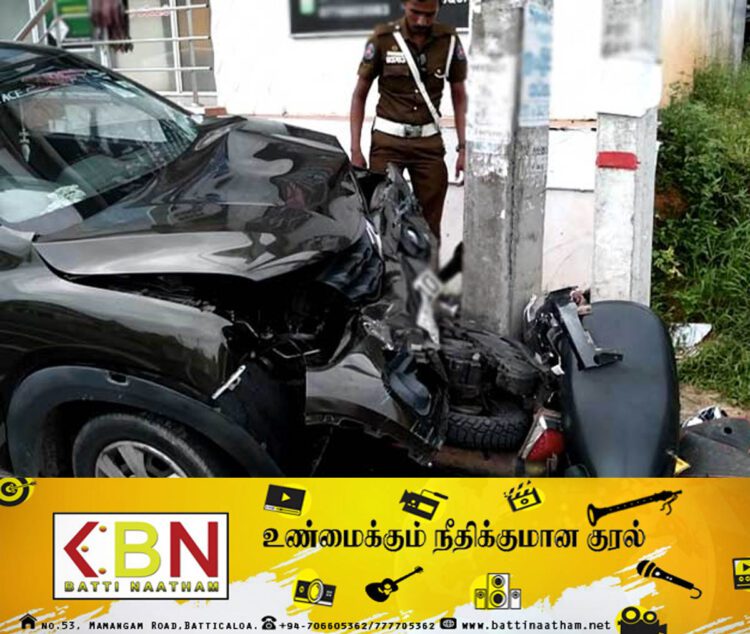 கார் விபத்தில் மாணவன் படுகாயம்!