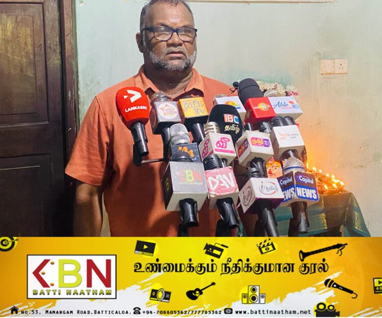 தமிழீழ விடுதலை இயக்கத்தின் தலைவர் அமரர். ஸ்ரீ சபாரத்தினம் அவர்களின் 38வது ஆண்டு நினைவேந்தல் நிகழ்வில் பாராளுமன்ற உறுப்பினர் கருணாகரம் மக்களுக்கு விடுத்துள்ள வேண்டுகோள்!