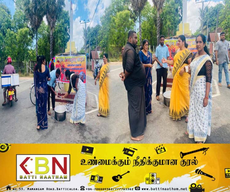 மட்டு சத்துருக்கொண்டானில் முள்ளிவாய்க்கால் நினைவேந்தல் கஞ்சி வழங்கும் நிகழ்வு!