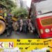 இ.போ.ச பஸ் மீது முறிந்து விழுந்த மரம்!
