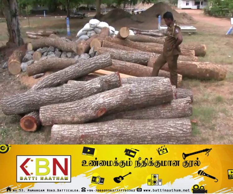 முல்லைத்தீவு பகுதியில் பல இலட்சம் ரூபா பெறுமதியான முதிரை மரக்குற்றிகள் மீட்பு!