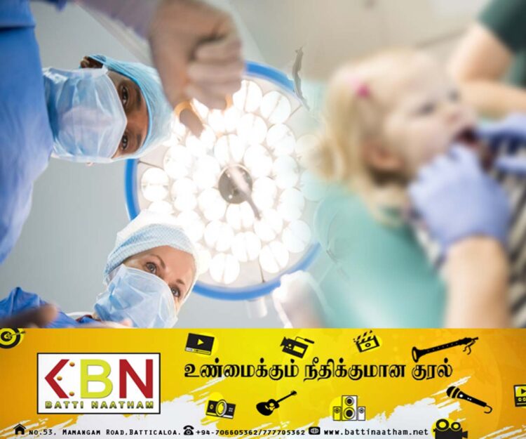 கையில் சிகிச்சைக்கு சென்ற சிறுமிக்கு நாக்கில் அறுவை சிகிச்சை செய்த வைத்தியர்கள்!