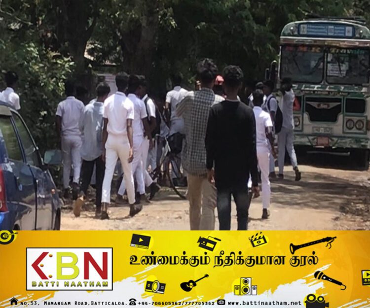 பரீட்சை இடைவேளையின் போது இரு பாடசாலை மாணவர்களுக்கிடையே தகராறு!