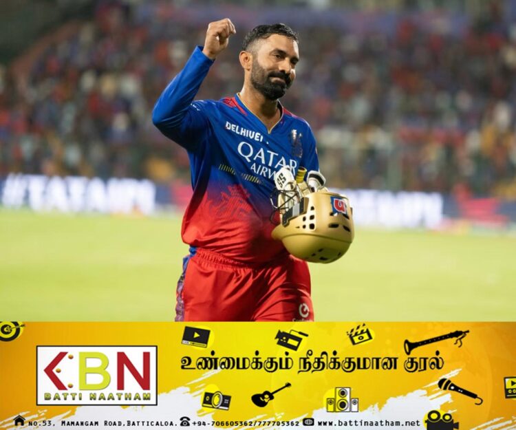 ஓய்வை அறிவித்தார் கிரிக்கெட் வீரர் தினேஷ் கார்த்திக்!