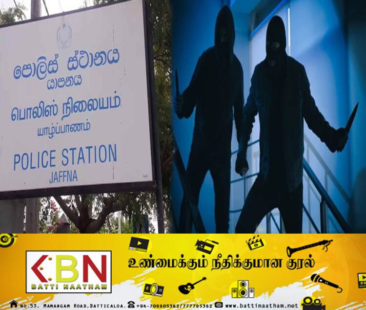 யாழில் கொள்ளையர்களால் தாக்கப்பட்ட கணவன் மனைவி!
