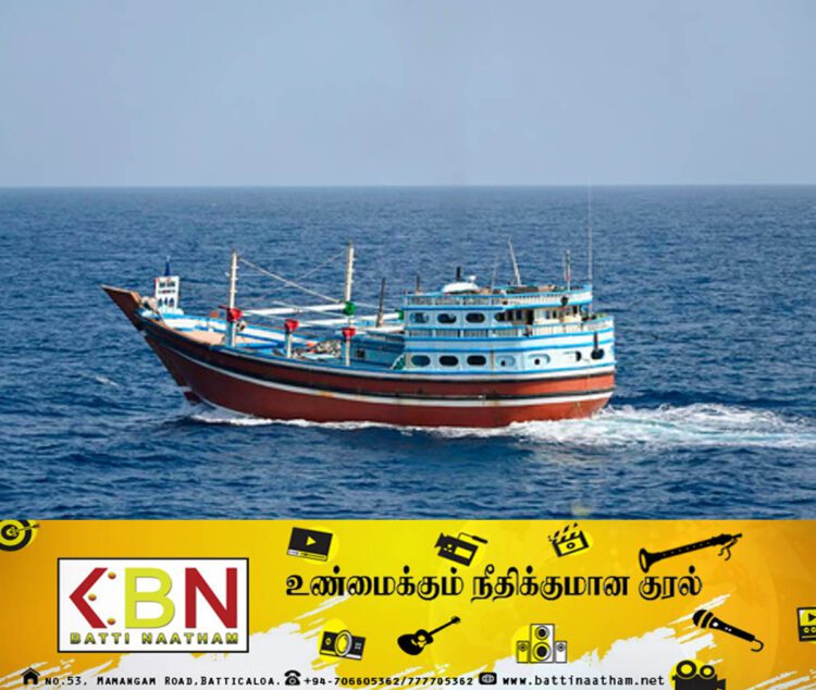 6 மீனவர்களுடன் காணாமல் போன மீன்பிடி படகு மீட்பு!