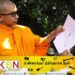 சட்டமூல கடிதத்தை தீ வைத்து எரித்த தேரர்!