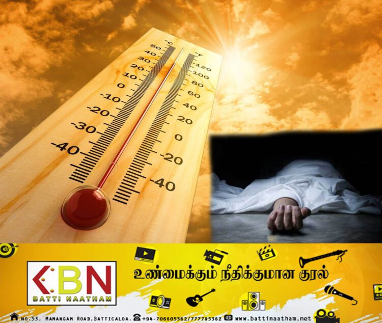 இந்தியாவில் வெப்பம் காரணமாக உயிரிழப்புகளின் எண்ணிக்கை அதிகரிப்பு!