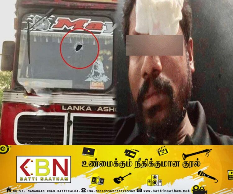 அரச பேருந்து சாரதி மீது கல் வீச்சு!