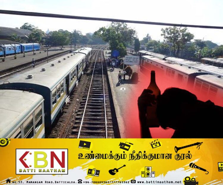 மதுபோதையில் ரயிலை செலுத்திய சாரதி!