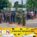 யாழ் சாவகச்சேரி வைத்தியசாலைக்கு முன் பதற்ற நிலை!