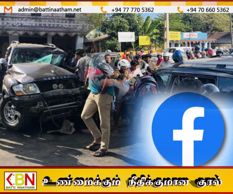 யாழ் அரசாங்க அதிபரின் மகன் செலுத்திய வாகனம் விபத்து; மனைவி வெளியிட்ட தகவல்