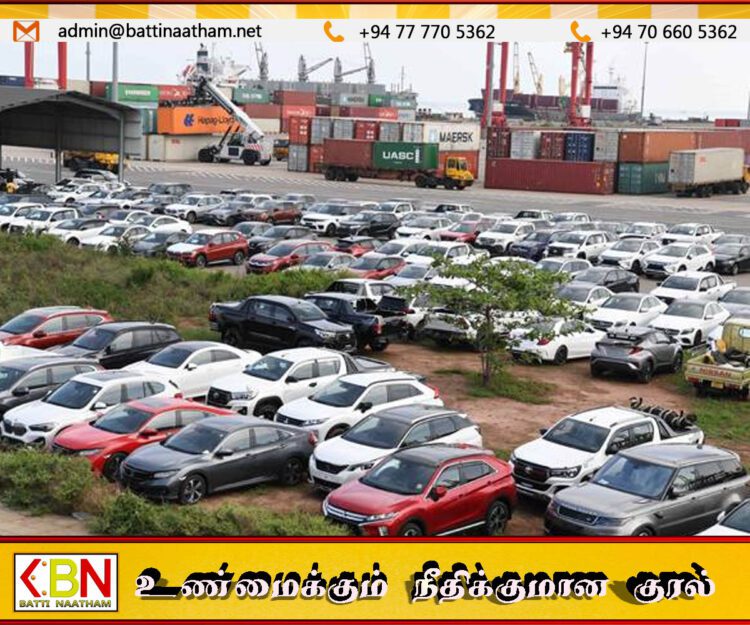 வாகன இறக்குமதி வரிகளை குறைக்க அரசாங்கம் பரிசீலிக்கவில்லை; தொழில் அமைச்சர்