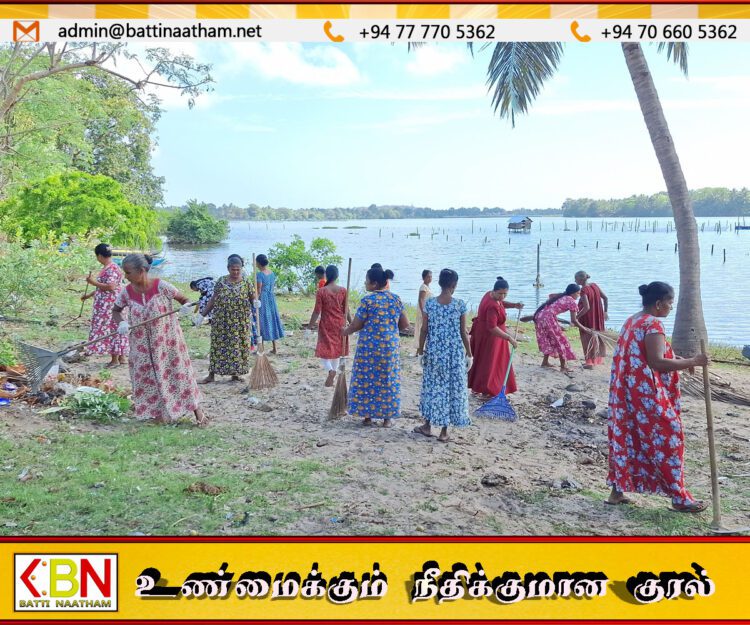 கிளீன் சிறிலங்கா வேலைத்திட்டத்தின் கீழ் ஓந்தாச்சிமடம் மகிழூர் பிரதான வீதியில் சிரமதானம்