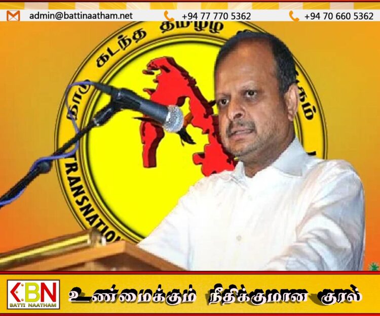 சிங்கள தேசியக் கட்சி தமிழ் மக்களின் அரசியல் பிரதிநிதித்துவத்தை பெறுவது தமிழர்களின் அரசியல் உரிமைகளை பாதிக்கின்ற விடயமாகும்; நாடுகடந்த தமிழீழ அரசாங்கம்