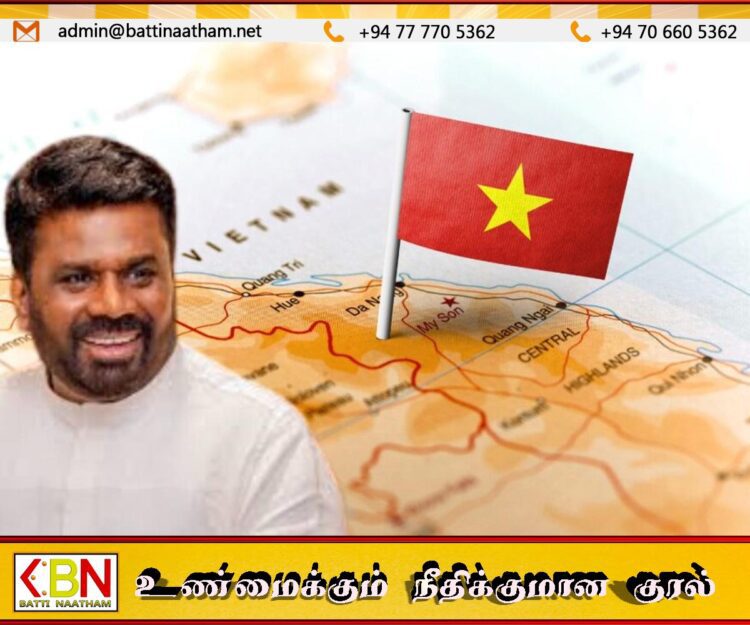 இன்று இரவு வியட்நாம் அரச விஜயம் மேற்கொள்ள ஜனாதிபதி