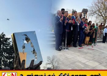 கனடாவில் தமிழர் இனவழிப்பு நினைவுத்தூபி திறக்கப்பட்டது