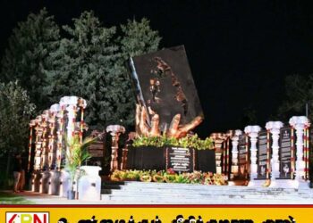 கனடா பிரம்டன் நகரில் அமைக்கப்பட்ட தமிழின அழிப்பு தூபி விஷமிகளால் சேதம்