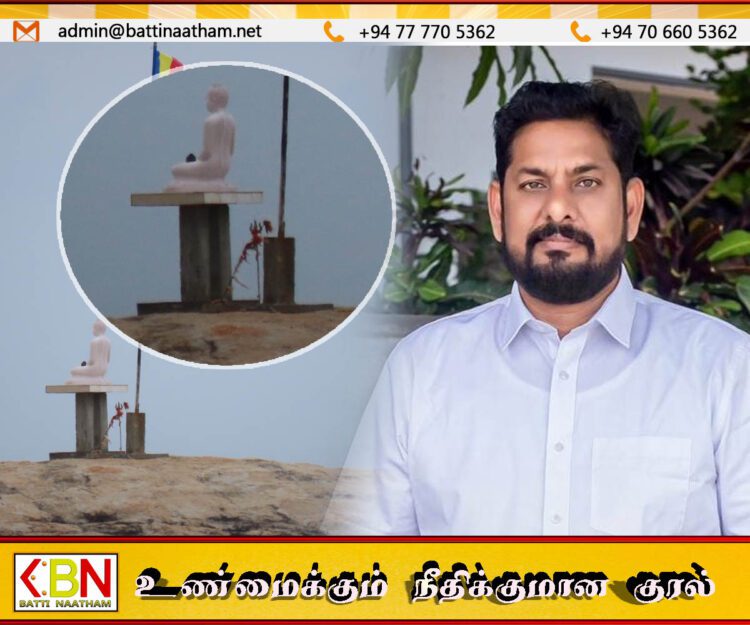 உகந்தமலை முருகன் ஆலயத்திற்கு சொந்தமான காணியில் எந்த புத்தர் சிலையும் வைக்கப்படவில்லை; கோடீஸ்வரன் எம்.பி