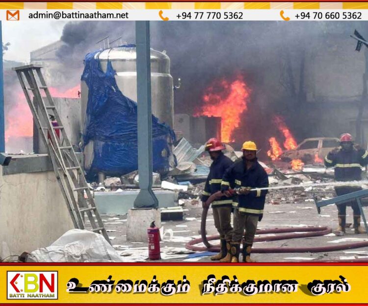 தெலுங்கானாவில் இரசாயன ஆலையில் ஏற்பட்ட வெடி விபத்தில் உயிரிழந்தோர் எண்ணிக்கை 37 ஆக உயர்வு