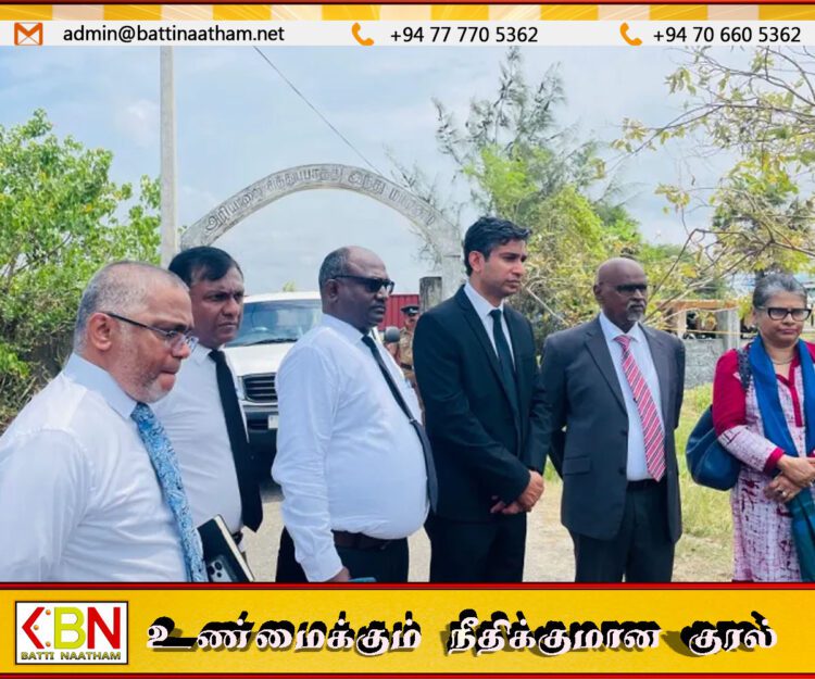 செம்மணியை பார்வையிட்ட இலங்கை மனித உரிமை ஆணைக்குழு