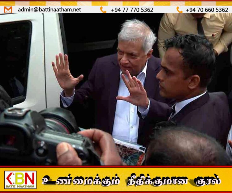 நீதிமன்றத்திற்கு அழைத்துவரப்பட்ட ரணில்