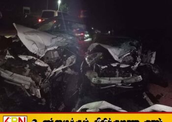 ஓட்டமாவடி-கொழும்பு பிரதான வீதியில் வாகன மோதி விபத்து – மூவர் காயம்