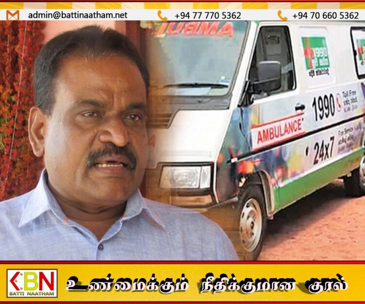 பாராளுமன்ற உறுப்பினர் சிறிநேசன் விபத்தில் சிக்கி அதிதீவிர சிகிச்சைப்பிரிவில் அனுமதி